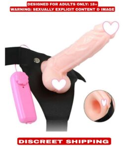 KAMAHOUSE 7 Inch Strap On Artificial Solid Penis Dildo With Belt Sex Toy For Women